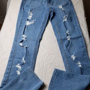 Bullhead denim co. Jrs high rise skinniest…